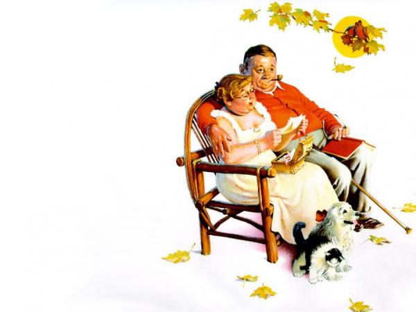 Fondly Do We Remember by Norman Rockwell