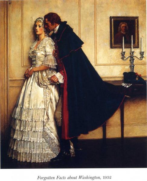 Forgotten Facts About Washington by Norman Rockwell