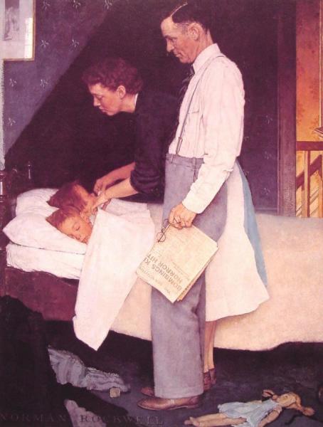 Freedom From Fear by Norman Rockwell