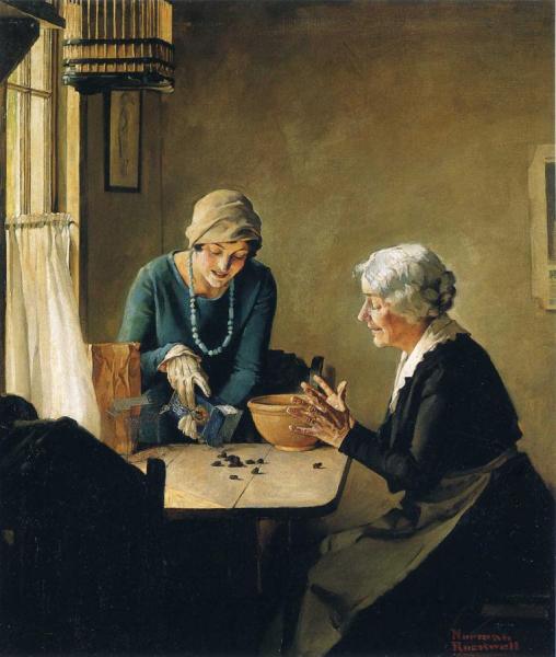 Fruit Of The Vine by Norman Rockwell