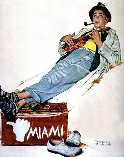 Miami by Norman Rockwell