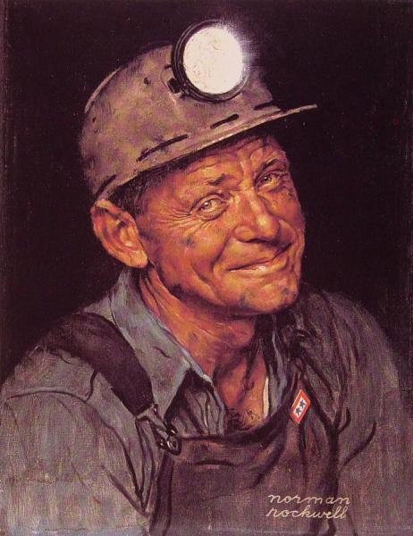 Mine America's Coal by Norman Rockwell