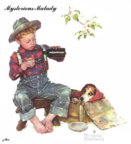 Mysterious Malady by Norman Rockwell