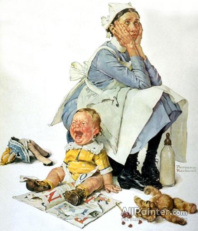Norman Rockwell Nanny Oil Painting Reproductions For Sale