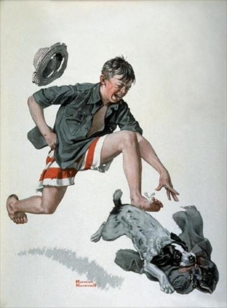 Pants by Norman Rockwell Oil Painting Reproductions