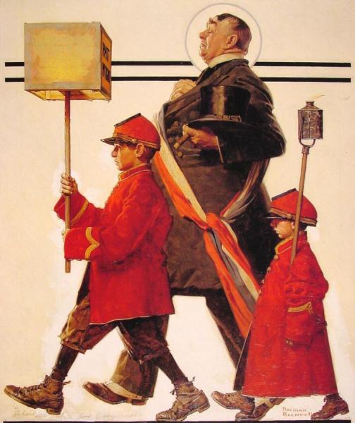 Parade by Norman Rockwell