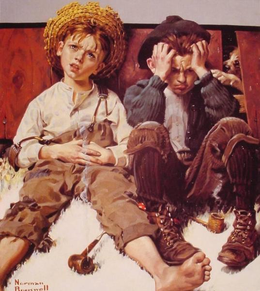 Retribution by Norman Rockwell