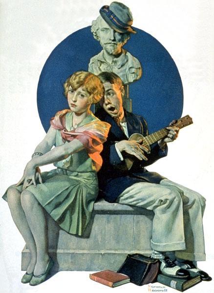 Serenade by Norman Rockwell