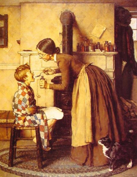 Spring Tonic by Norman Rockwell