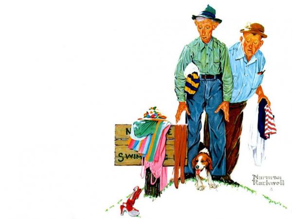 Surprise by Norman Rockwell