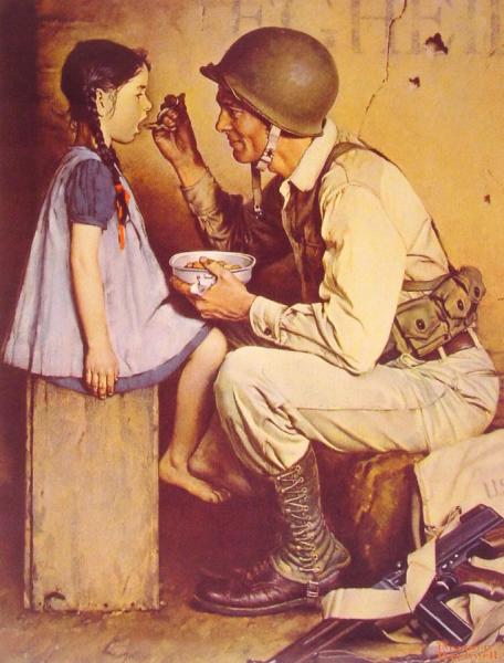 The American Way by Norman Rockwell