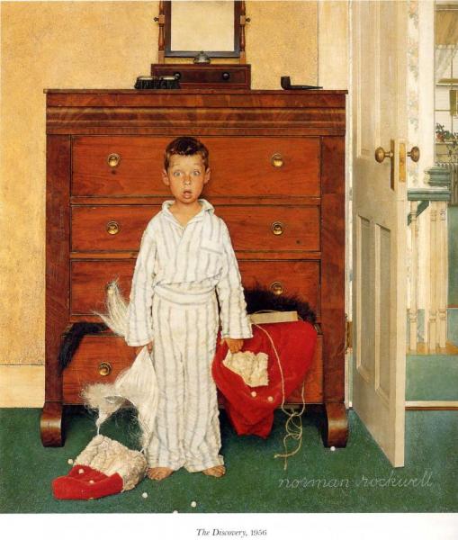 The Discovery by Norman Rockwell