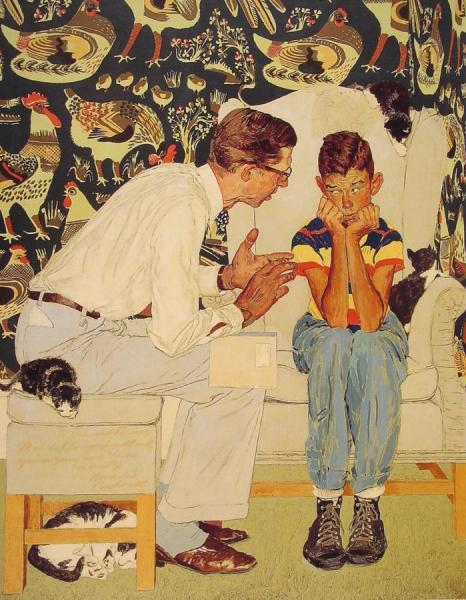 Norman Rockwell The Facts Of Life