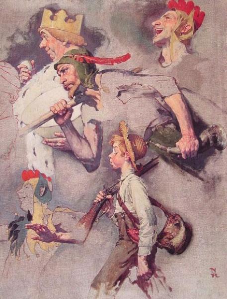 The Land Of Enchantment by Norman Rockwell