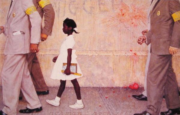 The Problem We All Live With by Norman Rockwell