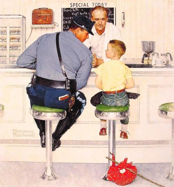 The Runaway by Norman Rockwell