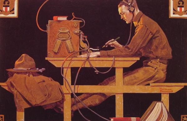 The Us Army Trades by Norman Rockwell