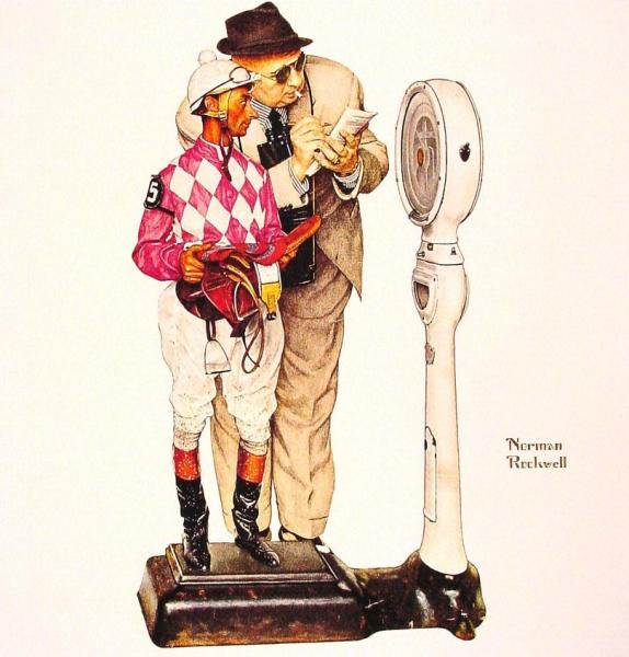 Weighing In by Norman Rockwell