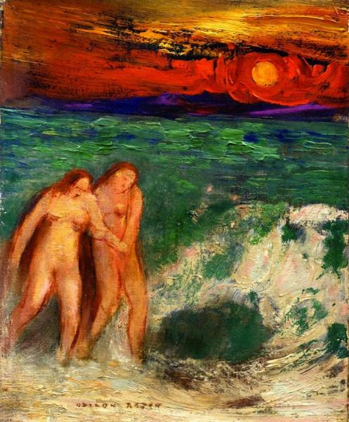 Odilon Redon Adam And Eve