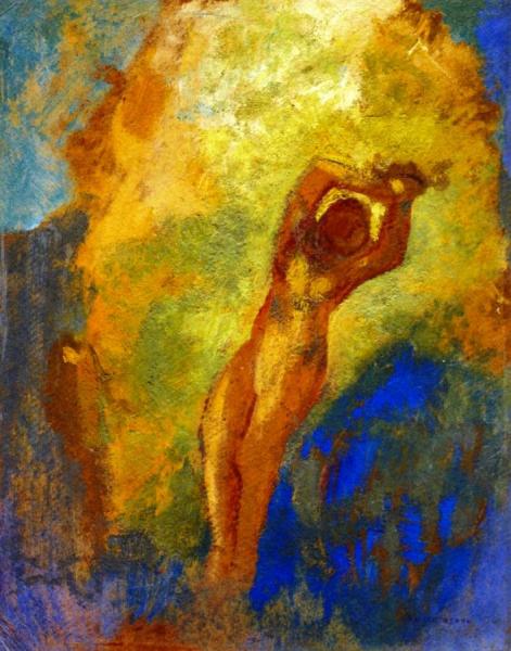 Angelica On The Rock by Odilon Redon