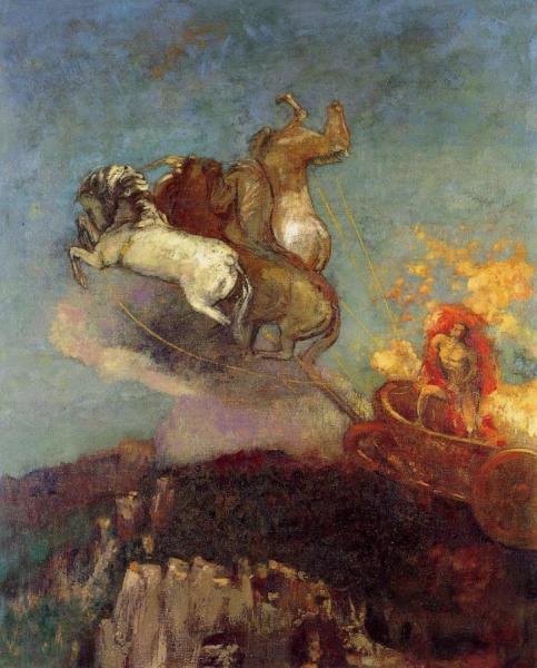 Apollo's Chariot by Odilon Redon Oil Painting Reproductions