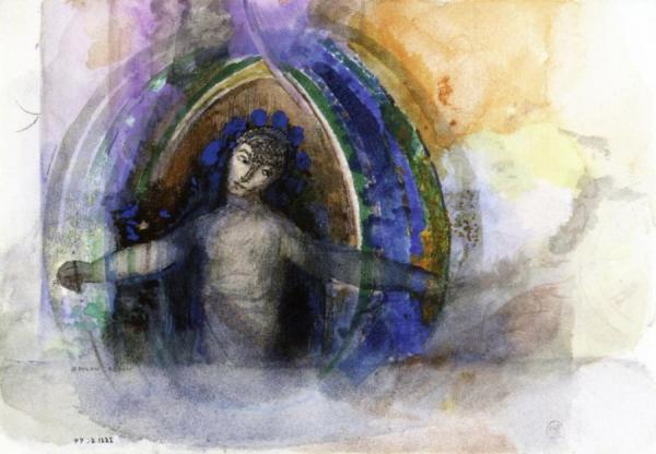 Blossoming by Odilon Redon