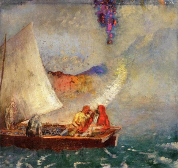 Boat by Odilon Redon