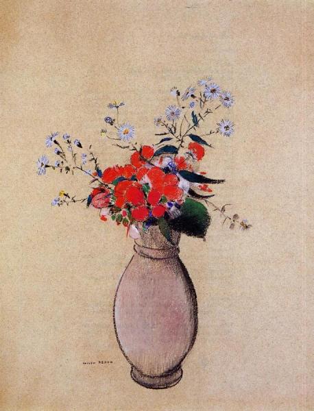 Bouquet Of Flowers by Odilon Redon