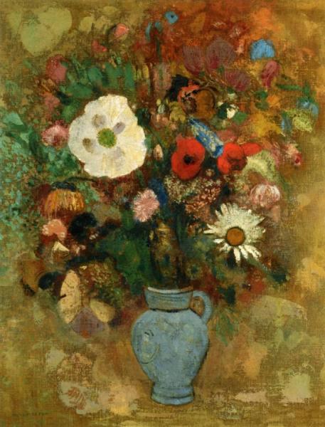 Bouquet Of Flowers by Odilon Redon