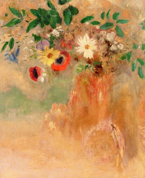 Bouquet Of Flowers by Odilon Redon
