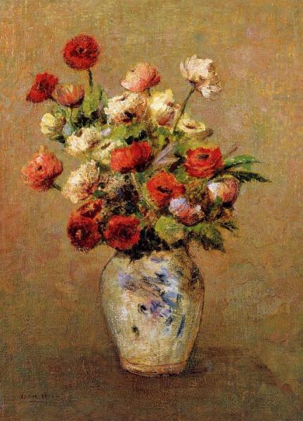 Bouquet Of Flowers by Odilon Redon