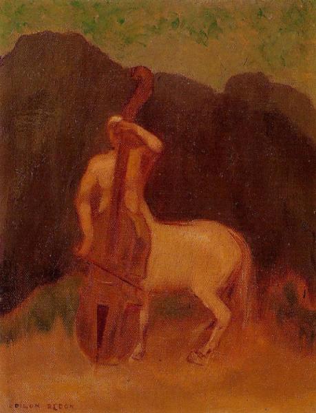 Centaur With Cello by Odilon Redon