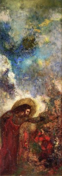 Christ At The Bush by Odilon Redon