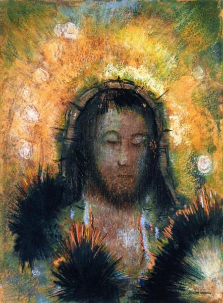 Christ's Head by Odilon Redon