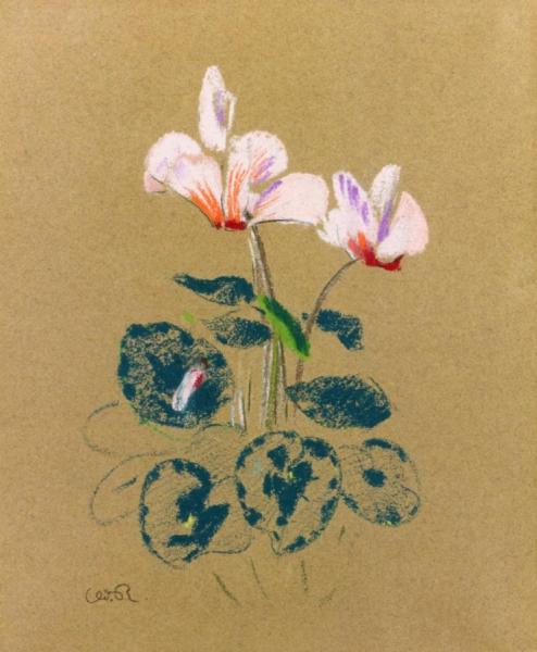 Cyclamen by Odilon Redon