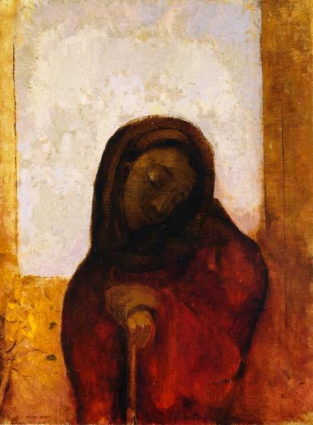 Despair, Also Called Suffering by Odilon Redon