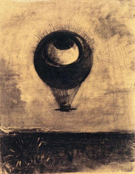 Eye-balloon by Odilon Redon