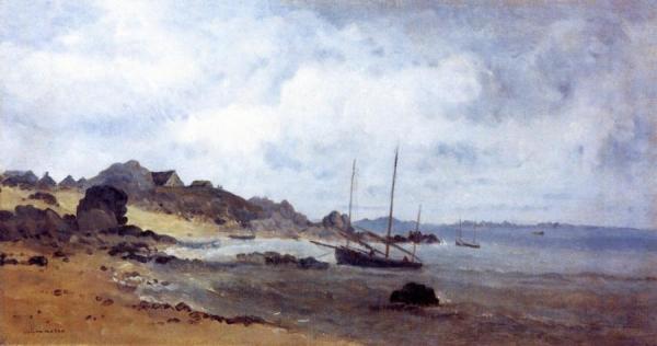 Fishing Village by Odilon Redon