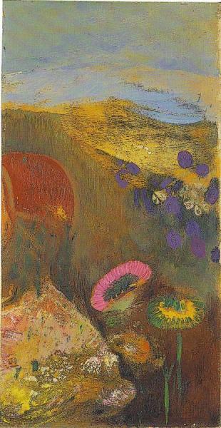 Fleurs étranges by Odilon Redon