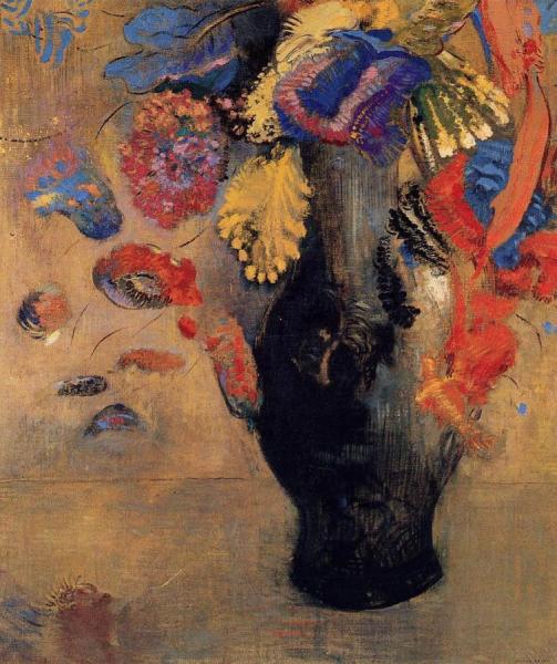 Flowers by Odilon Redon