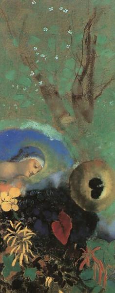 Homage To Leonardo Da Vinci by Odilon Redon