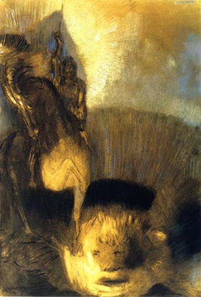 Horseman by Odilon Redon