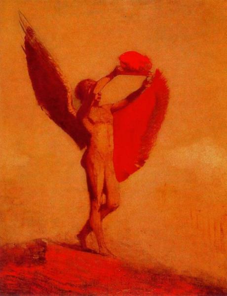 Icarus by Odilon Redon
