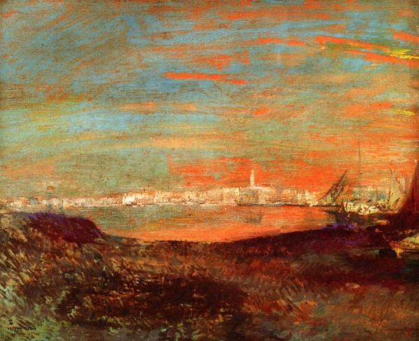 Italian Landscape by Odilon Redon