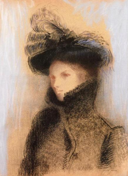 Marie Botkine by Odilon Redon