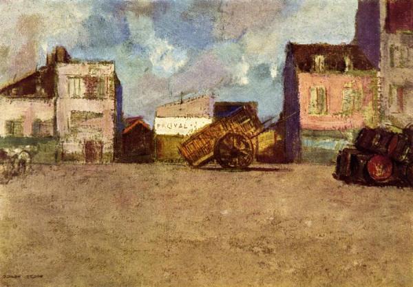 Near The Harbor, Brittany by Odilon Redon