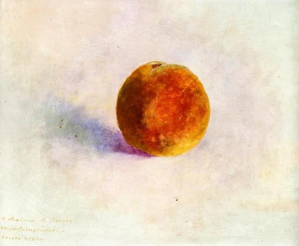 Peach by Odilon Redon
