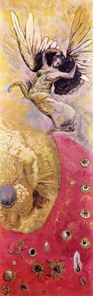 Pegasus by Odilon Redon