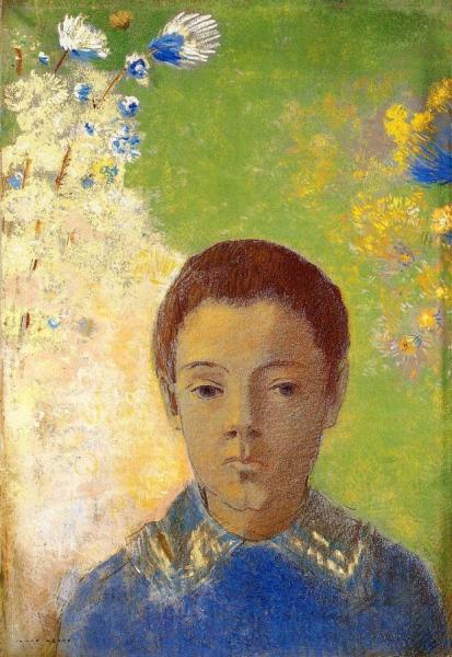 Portrait Of Ari Redon by Odilon Redon