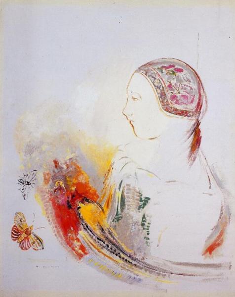 Profile Of A Child by Odilon Redon